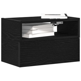 Mesitas de noche de pared 2 unidades negra 45x26x28,5 cm de , Mesitas de noche - Ref: Foro24-858599, Precio: 65,52 €, Descuen...