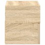 Mesita de noche de pared color roble ahumado 45x26x28,5 cm by , Nightstands - Ref: Foro24-858600, Price: 41,78 €, Discount: %