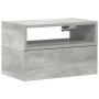 Mesita de noche de pared color gris hormigón 45x26x28,5 cm von , Nachttische - Ref: Foro24-858602, Preis: 36,03 €, Rabatt: %