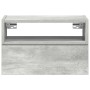 Mesita de noche de pared color gris hormigón 45x26x28,5 cm von , Nachttische - Ref: Foro24-858602, Preis: 36,03 €, Rabatt: %