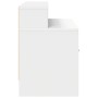 Mesilla de noche con cajón blanca 51x31x47 cm von , Nachttische - Ref: Foro24-858668, Preis: 44,21 €, Rabatt: %