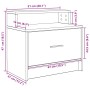 Mesillas de noche con cajón 2 uds roble ahumado 51x31x47 cm by , Nightstands - Ref: Foro24-858677, Price: 66,05 €, Discount: %