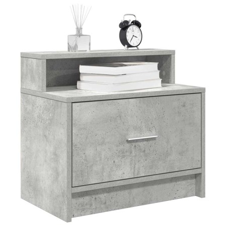 Mesillas de noche con cajón 2 uds gris hormigón 51x31x47 cm von , Nachttische - Ref: Foro24-858675, Preis: 64,26 €, Rabatt: %
