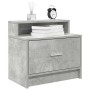 Mesillas de noche con cajón 2 uds gris hormigón 51x31x47 cm von , Nachttische - Ref: Foro24-858675, Preis: 64,26 €, Rabatt: %