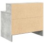 Mesillas de noche con cajón 2 uds gris hormigón 51x31x47 cm von , Nachttische - Ref: Foro24-858675, Preis: 64,26 €, Rabatt: %