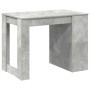 Escritorio con cajón estante madera contrachapada gris hormigón von , Küchen- und Esstische - Ref: Foro24-858689, Preis: 93,1...