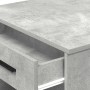 Escritorio con cajón estante madera contrachapada gris hormigón von , Küchen- und Esstische - Ref: Foro24-858689, Preis: 93,1...
