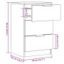 Mesita de noche madera de ingeniería roble artisan 40x36x65 cm von , Nachttische - Ref: Foro24-856934, Preis: 59,35 €, Rabatt: %