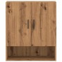 Armario de pared madera de ingeniería roble artesano 60x31x70cm by , Lockers and storage cabinets - Ref: Foro24-857297, Price...
