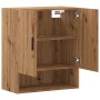 Armario de pared madera de ingeniería roble artesano 60x31x70cm by , Lockers and storage cabinets - Ref: Foro24-857297, Price...