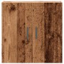 Armario pared madera ingeniería envejecida 60x31x60 cm by , Lockers and storage cabinets - Ref: Foro24-857304, Price: 59,40 €...