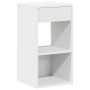 Mesilla de noche con cajón blanca 35x34x66,5 cm von , Nachttische - Ref: Foro24-858713, Preis: 43,68 €, Rabatt: %