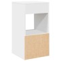 Mesilla de noche con cajón blanca 35x34x66,5 cm von , Nachttische - Ref: Foro24-858713, Preis: 43,68 €, Rabatt: %