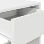 Mesilla de noche con cajón blanca 35x34x66,5 cm von , Nachttische - Ref: Foro24-858713, Preis: 43,68 €, Rabatt: %
