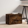 Armario con 2 cajones roble ahumado 60x31x40 cm de , Cajoneras - Ref: Foro24-858829, Precio: 56,14 €, Descuento: %