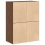 Armarios con 2 cajones 2 uds roble marrón 60x31x40 cm von , Schubladen - Ref: Foro24-858834, Preis: 91,04 €, Rabatt: %