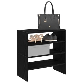 Zapateros 2 uds apilables roble negro 60x30x30,5 cm von , Schuhregale und Schuhorganisatoren - Ref: Foro24-858860, Preis: 46,...