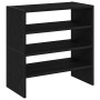 Zapateros 2 uds apilables roble negro 60x30x30,5 cm von , Schuhregale und Schuhorganisatoren - Ref: Foro24-858860, Preis: 46,...