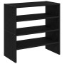 Zapateros 2 uds apilables roble negro 60x30x30,5 cm von , Schuhregale und Schuhorganisatoren - Ref: Foro24-858860, Preis: 46,...