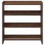Mueble zapatero madera contrachapada marrón roble 60x25x62 cm by , Shoe racks and shoe organizers - Ref: Foro24-859893, Price...