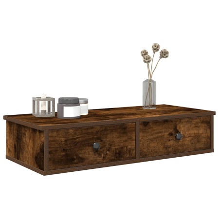Estante de pared con cajones de madera contrachapada blanco von , Regale und Regale - Ref: Foro24-859954, Preis: 57,14 €, Rab...