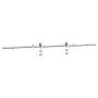 Kit de herrajes para puerta corredera 200 cm acero plateado von , Türartikel - Ref: Foro24-4009694, Preis: 101,12 €, Rabatt: %