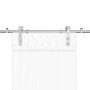 Kit de herrajes para puerta corredera 200 cm acero plateado von , Türartikel - Ref: Foro24-4009694, Preis: 101,12 €, Rabatt: %