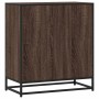 Aparador madera ingeniería y metal marrón roble 68x35x76 cm von , Sideboards - Ref: Foro24-848973, Preis: 101,93 €, Rabatt: %