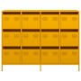 Aparador acero laminado en frío amarillo mostaza 135x39x103,5cm von , Sideboards - Ref: Foro24-3307176, Preis: 301,93 €, Raba...