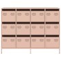 Aparador de acero laminado en frío rosa 135x39x103,5 cm by , Sideboards - Ref: Foro24-3307174, Price: 305,83 €, Discount: %