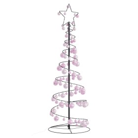 VidaXL LED para árbol de Navidad con bolas 100 LED blanco