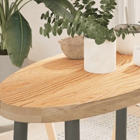 Tablero de mesa ovalado madera maciza de roble 80x40x4 cm by , Table tops - Ref: Foro24-4009041, Price: 67,66 €, Discount: %