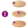 Tablero de mesa ovalado madera maciza de roble 80x40x4 cm by , Table tops - Ref: Foro24-4009041, Price: 67,66 €, Discount: %