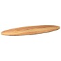 Tablero de mesa ovalado madera maciza de roble 140x60x2 cm de , Tableros para mesas - Ref: Foro24-4009048, Precio: 104,97 €, ...