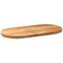 Tablero de mesa ovalado madera maciza de roble 100x50x4 cm by , Table tops - Ref: Foro24-4009074, Price: 112,49 €, Discount: %