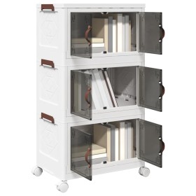 Caja de almacenaje apilable con ruedas 3 niveles 28 L by , Cargo forklifts - Ref: Foro24-4012369, Price: 62,25 €, Discount: %