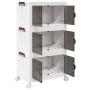 Caja de almacenaje apilable con ruedas 3 niveles 28 L by , Cargo forklifts - Ref: Foro24-4012369, Price: 62,25 €, Discount: %