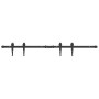 Kit de puerta corredera de armario acero carbono 122 cm von , DIY-Zubehör - Ref: Foro24-4009682, Preis: 29,52 €, Rabatt: %