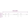 Kit de puerta corredera de armario acero carbono 122 cm von , DIY-Zubehör - Ref: Foro24-4009682, Preis: 29,52 €, Rabatt: %