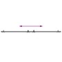 Kit de puerta corredera de armario acero carbono 213 cm de , Accesorios de bricolaje - Ref: Foro24-4009677, Precio: 22,08 €, ...