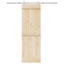 Kit de herrajes para puerta corredera 183 cm acero plateado von , Türartikel - Ref: Foro24-4009696, Preis: 66,49 €, Rabatt: %