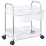 Carro de almacenamiento 2 niveles transparente 37x28x43,5 cm von , Lastenstapler - Ref: Foro24-4012376, Preis: 29,65 €, Rabat...