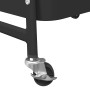 Carrito de almacenaje 3 niveles acero negro 42x41,5x77 cm by , Cargo forklifts - Ref: Foro24-4012381, Price: 36,47 €, Discoun...