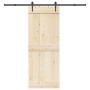 Kit de herrajes para puertas correderas acero negro 213,5 cm von , Türartikel - Ref: Foro24-4009705, Preis: 90,54 €, Rabatt: %