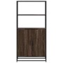 Aparador alto madera de ingeniería y metal marrón roble von , Sideboards - Ref: Foro24-849053, Preis: 106,47 €, Rabatt: %