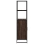 Aparador alto madera de ingeniería y metal marrón roble von , Sideboards - Ref: Foro24-849053, Preis: 106,47 €, Rabatt: %