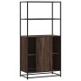 Aparador alto madera de ingeniería y metal marrón roble von , Sideboards - Ref: Foro24-849053, Preis: 106,47 €, Rabatt: %