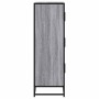 Aparador alto madera de ingeniería y metal gris Sonoma by , Sideboards - Ref: Foro24-849072, Price: 106,12 €, Discount: %