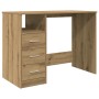 Escritorio de madera de ingeniería roble artisan 102x76x50 cm von , Schreibtische - Ref: Foro24-855853, Preis: 106,95 €, Raba...