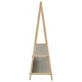 Perchero con estantes bambú 132x45,5x150,5 cm by , Dresser Organizers and Bar Hangers - Ref: Foro24-4008914, Price: 50,57 €, ...